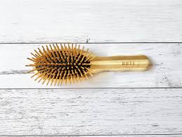 1.6 natural wood hair brush and. Bass Brushes Bamboo Wood Hair Brush Ecolife Box