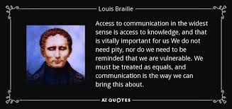 QUOTES BY LOUIS BRAILLE | A-Z Quotes via Relatably.com