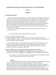 Materi geografi kelas xi semester 2 kurikulum 2013. Materi Pelajaran Geografi Sma Kelas Xi Ips Biosfer