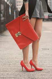 Pin By Marie Morgann On My Style Pinboard Style Oversized Clutch Red Clutch