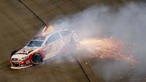 Involved in the accident on lap 4: Crash Fest A Look Back At Nascar S Biggest Wrecks Of 2014 Nascar Wrecks Nascar Nascar Racing