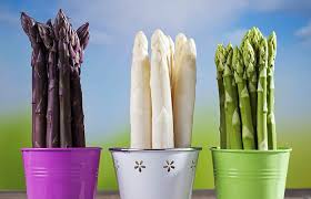 Image result for different coloured asparagus