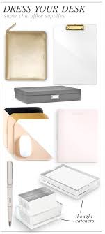 Chic Office Supplies That Make Monday Morning Slightly Less Traumatizing Office Supplies Chic Chic Office Elegant Home Decor