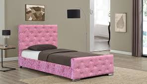 If rustic and timeless is your style, then wooden frames are a perfect match. Beaumont Single Diamante Studded Pink Crushed Velvet Bed Cheap Beds For Sale Uk Beds And Mattresses Online
