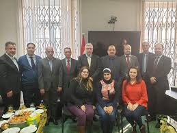 سعادة سفير جمهورية العراق لدى المملكة المتحدة وايرلندا الأستاذ محمد جعفر الصدر المحترم يزور الملحقية الثقافية في لندن Iraqi Cultural Attache
