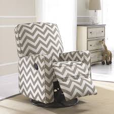 Shop for modern nursery glider chairs at buybuy baby. Crawford Taupe And Cream Fabric Modern Nursery Swivel Glider Recliner Chair On Sale Overstock 8973695