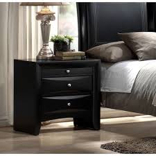 Then she walked to her side of the bed and opened the drawer on the nightstand. Emily Night Stand Black By Crown Mark Furniture Furniturepick