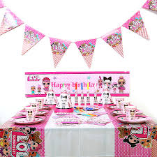 While not a traditional party activity, art is such a big part of anime that it works well for an anime themed party. Original Lol Surprise Dolls Children Birthday Party Supplies Lol Theme Party Diy Room Decoration Disposable Party Tableware 2b04 Buy At The Price Of 2 98 In Aliexpress Com Imall Com