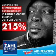 Aktuell erstellt die fraktion der afd ihre eigenen strukturen. Zunahme Von Nichtdeutschen Tatverdachtigen In Sachsen Anhalt Zwischen 2013 Und 2017 Afd Fraktion Im Landtag Sachsen Anhalt
