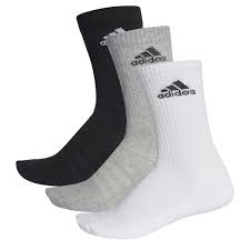 Tennissocken erfreuen sich immer größerer beliebtheit. 3 Paar Adidas Performance Cushioned Crew 3p Tennissocken Sportspocken Unisex Sneakerprofi De