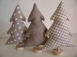 3 Tannenbaumchen In Sand Weiss Nahen Weihnachten Weihnachtsdeko Nahen Basteln Weihnachten