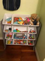 Toy organizers are different from toy chests because the latter is best for storing large toys and for instance, a 6 cubby wire rack with no bins can cost less than $20, while a 9 cubby system made of. Real Life Toy Storage Ideas For Toddler Toys My Bored Toddler