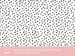 Black And White Polka Dot Computer Background Dress Your Tech 28 D E S I G N L O V E F E S T Desktop Wallpaper Pattern Aesthetic Desktop Wallpaper Macbook Wallpaper