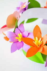 Use them as decorations for a holiday, birthday party, wedding, or just to brighten. Diy Paper Flower Crowns Make Your Own Crown Papercraft Bespoke Bride Wedding Blog