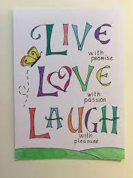 Handlettering Live Love Laugh Hand Lettering Quotes Lettering Hand Lettering