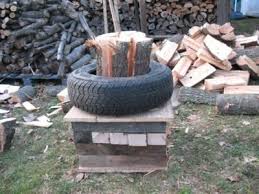 4x4 Wood Splitting Block Fire Pit Plans Yard Project Workshop Studio