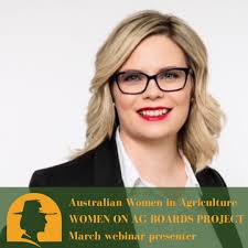 Introducing Tess Bishop presenting at the Australian Women in Agriculture  Women