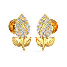 Try something new with gold earrings online shopping for women from paliwal jewelers. Buy Joyalukkas 22k 916 Yellow Gold Stud Earrings For Girls Features Price Reviews Online In India Justdial