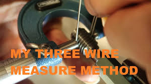 three wire thread measuring method