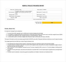 A weekly report template is of great importance as they give you an overall view of week which has passed away and you can easily calculate what you have earned and what you have lost by just having a single look of your weekly report template. Monthly Progress Report Sample Pdf