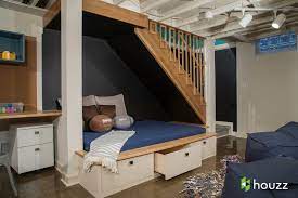 Basement bedroom ideas before and after. 75 Beautiful Small Basement Pictures Ideas July 2021 Houzz