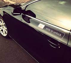 If you're looking to buy a classic car, there are some things you need to keep in mind. Slide To Unlock Car Magnet Unknown Designer Car Decals Car Decals Stickers Car Magnets