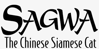 In attempting to protect the magistrate's beautiful tiger lantern from the sleeve dogs, sagwa, dongwa, and sheegwa tear the lantern to pieces. Sagwa The Chinese Siamese Cat Logo Sagwa The Chinese Siamese Cat Feline Friends 1024x468 Png Download Pngkit