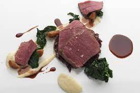 Slow Cooked Beef With Shallot Marmalade Port Great British Chefs Recipe Beef Fillet Beef Recipes Slow Cooked Beef