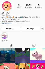 And that is completely out of choice. Twitter à¤ªà¤° Adopt Me Thanks To A Kind Player Who Let Us Have The Name We Ve Updated Our Instagram Username To Match Twitter Follow Us On Instagram Https T Co Sxxvyvoy8a Https T Co Ty2qwpi192