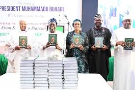 President Tinubu at the launch of the book from Soldier to ...