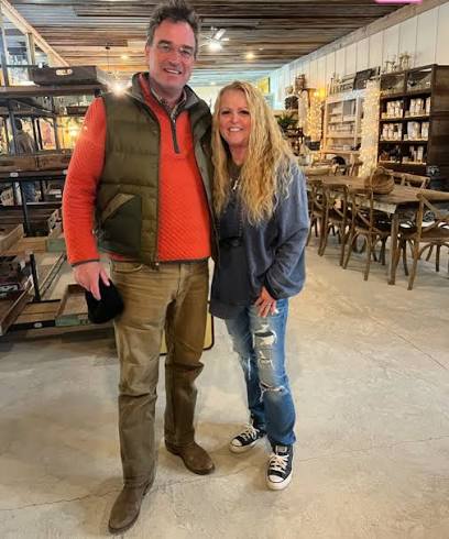 This place is the gift that keeps on giving. I had the wonderful  opportunity to meet Charlie Hurt and his wife Stephanie as they visited  White Barn Vintage this morning. As you