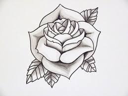 Rose Outline 2 Traditional Rose Tattoos Traditional Tattoo Outline Tattoo Outline