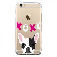 Grand choix de designs uniques pour personnaliser votre téléphone. Coque Iphone 6 Et 6s Bulldog Francais Xoxo Chien Transparente Pet Friendly