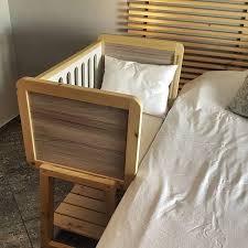 It may look intimidating at first but this is totally doable! Co Sleeper Bassinet Is Done Diy Woodworking Cosleeper Flickr