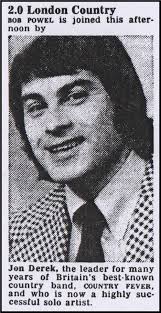 JON DEREK...The legendary British country music singer
