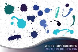 Download Vector Watercolor And Ink Drips And Drops Bundle Svg Dxf Jpg Png Dwg Ai Eps By Dreamer S Designs Thehungryjpeg Com