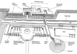 Jericho Bible Architecture Drawing Of Herod S Third Palace At Jericho Church Banners City North Architecture