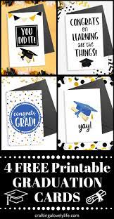 And these printable graduation cards are super easy and quick to put together. 4 Printable Free Graduation Cards In 2021 Graduation Diy Graduation Cards Free Graduation Printables