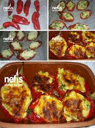 Kirmizi Biber Yataginda Kasarli Patates Salatasi Tarifi Nasil Yapilir 2 445 Kisinin Defterindeki Bu Tarifin Resimli Anlatimi Ve Den Yemek Tarifleri Yemek Gida