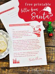 Free download & print letter to santa claus envelope template simple santa hat 3. Letter From Santa Free Printable