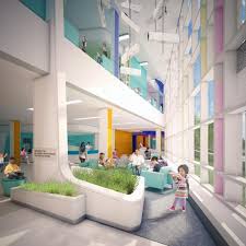 First Look Children S Hospital Of Philadelphia Specialty Care Center Healthcare Design Hospital Design Hospital Interior Design Healthcare Architecture