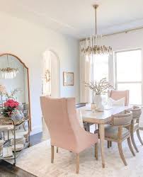 Ltkhome On Instagram Opt For Gold Glam Accents And Pretty In Pink Details A La Decorgold S Feminine Take On Dining Room Classics Follow Her In The
