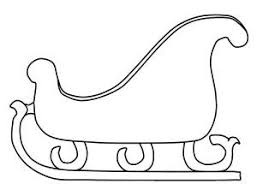 Santa Sleigh Template Google Search Christmas Sleigh Santa Sleigh Silhouette Santa Sleigh