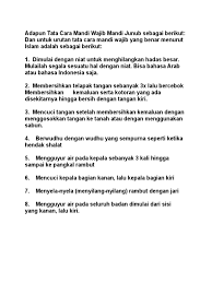 Mandi wajib bagi perempuan nama *: Adapun Tata Cara Mandi Wajib Mandi Junub Sebagai Berikut Pdf