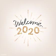 Download Premium Vector Of Golden Shimmering Welcome 2020 Vector 1234464 Happy New Year Wallpaper Happy New Year Images Welcome New Year