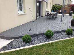 Planche Composite Atlas Naterial Gris L 220 X L 14 5 Cm X Ep 21 Mm Leroy Mer Amenagement Jardin Devant Maison Amenagement Jardin Cloture Amenagement Jardin