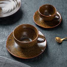 $25.00 + shipping + shipping + shipping. 2020 New Product Special Restaurant Ceramic Coffee Cup Brown Color Cafe Coffee Cups Two Eight