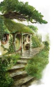 Bag End Paisaje De Fantasia El Senor De Los Anillos Paisajes