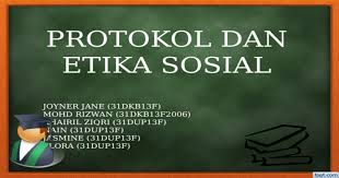 Jasa pembuatan wbsite dan fanspage dalam 10 menit jadi. Protokol Dan Etika Sosial Pptx Powerpoint