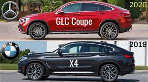 2020 Mercedes Glc Coupe Vs 2019 Bmw X4 Youtube